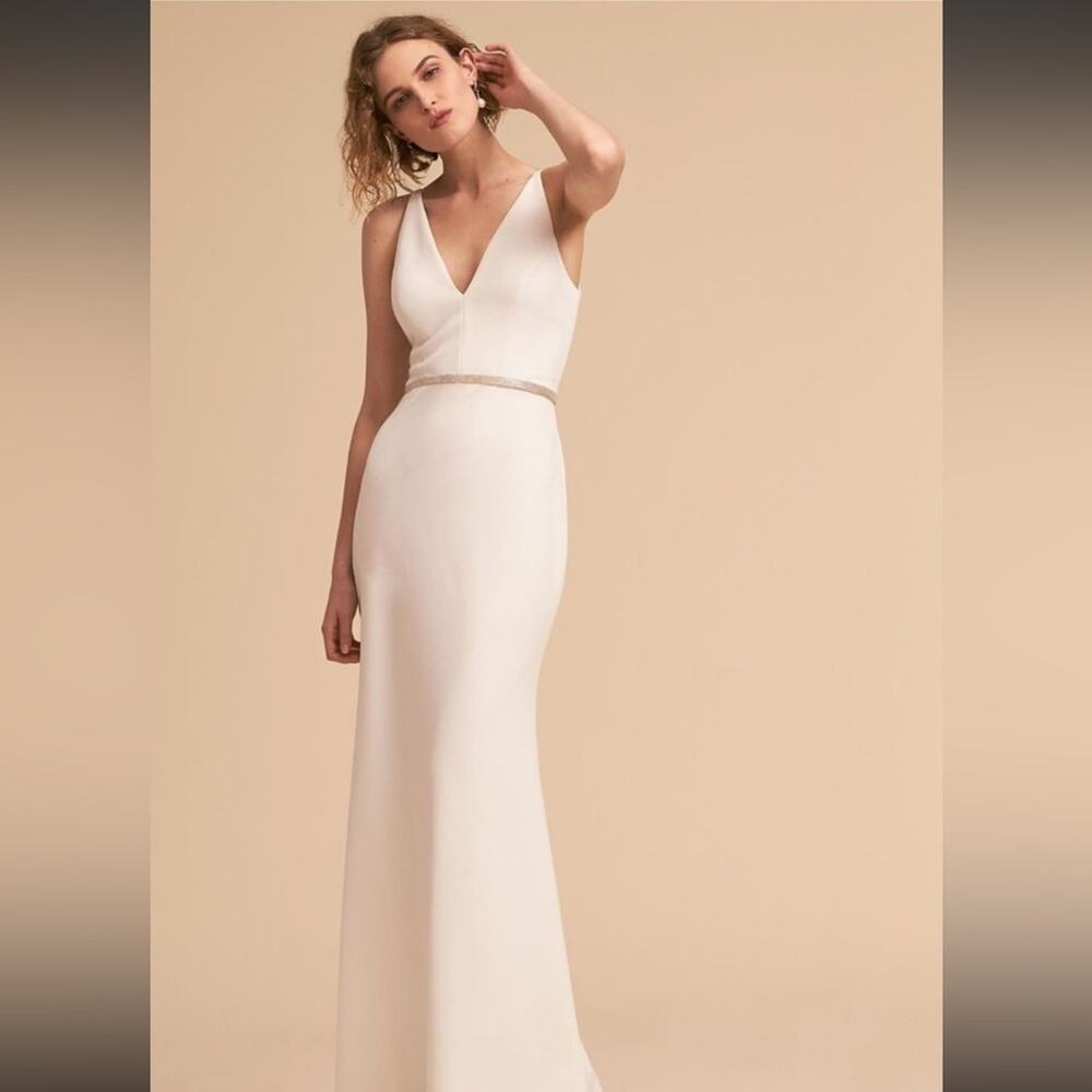 Anthropologie Cream Maxi Dress